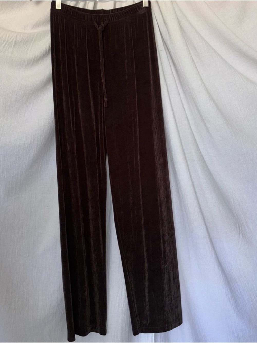 Vintage Jonden Brown Straight Leg Slinky Pants Size Small